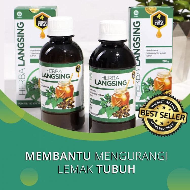 Madu Herba Langsing Original CV. Fira Herbalindo Isi 280 Gram
