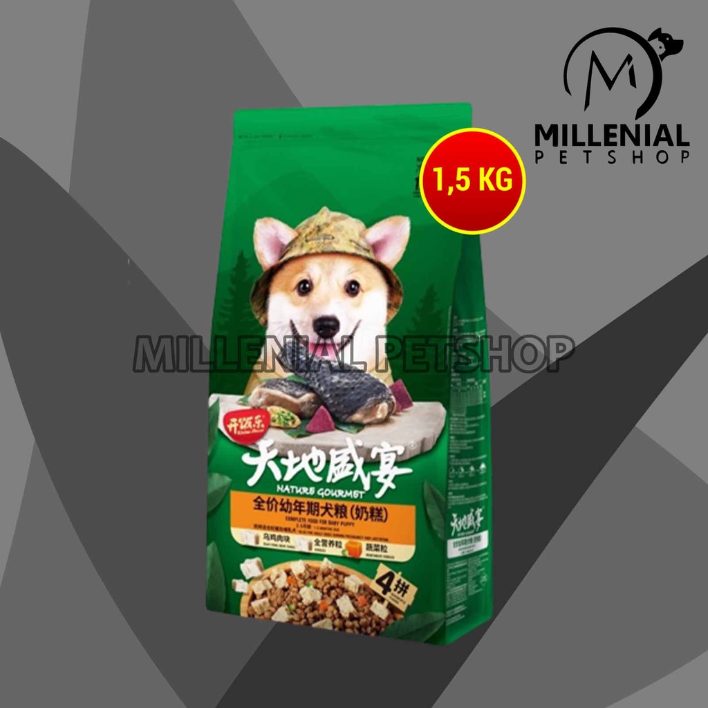 Kitchen Flavour Silky Fowl Dog Food Puppy Makanan Anak Anjing 1.5KG