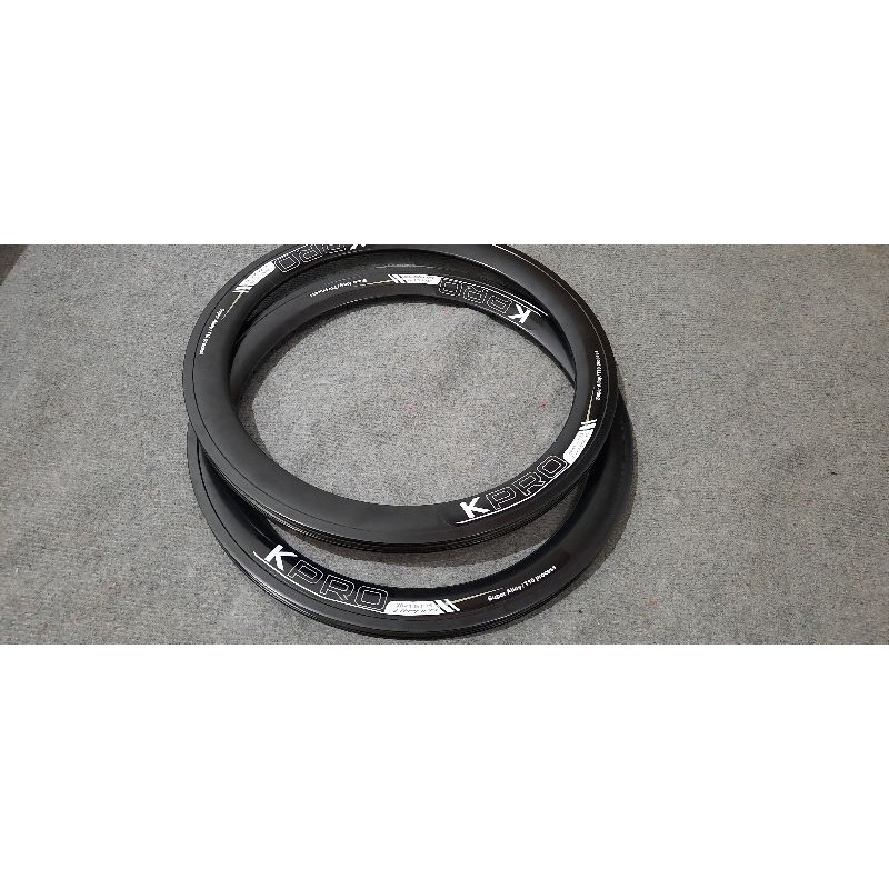 Velg doublewall Kpro Litepro Ring 20 murni/406 hole 28 & 32.cocok bwt seli, minion,minivelo,minitrex