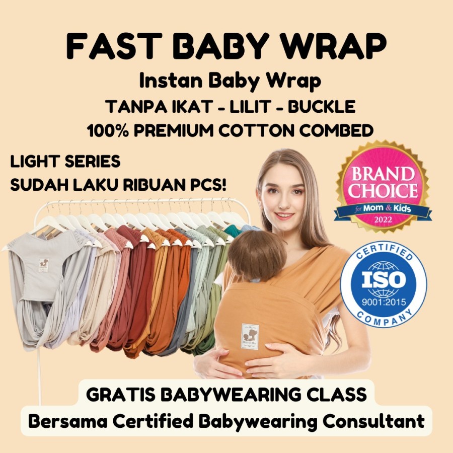 Mere - Fast Baby Wrap Light Series Mere et Moi / Baby Wrap / Geos