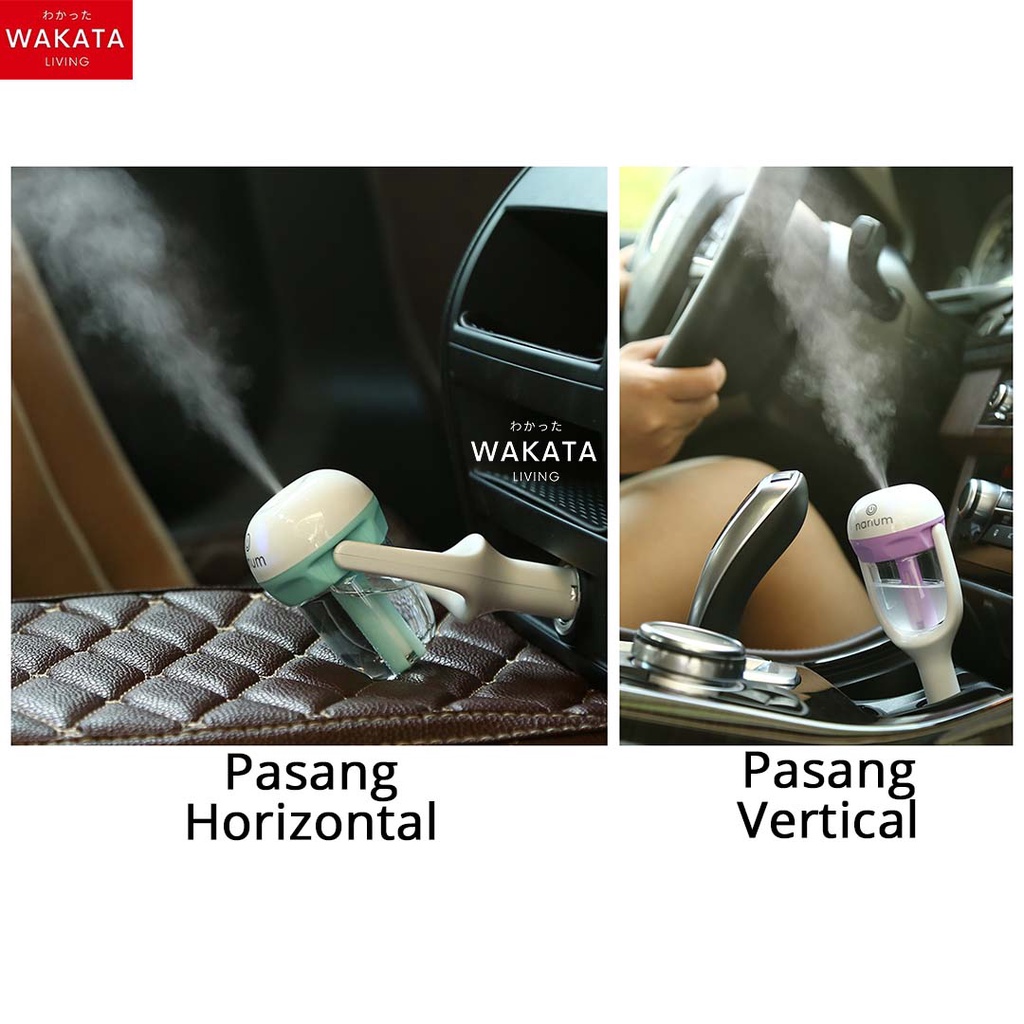 [100% ORI] Nanum Car Humidifier Car Diffuser Mobil - Car Aromatherapy Humidifier Nanum Difuser Mobil