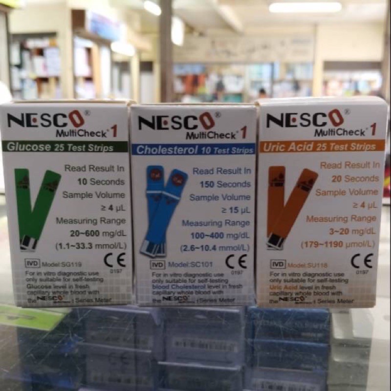 

Strip nesco gula kolesterol asam urat