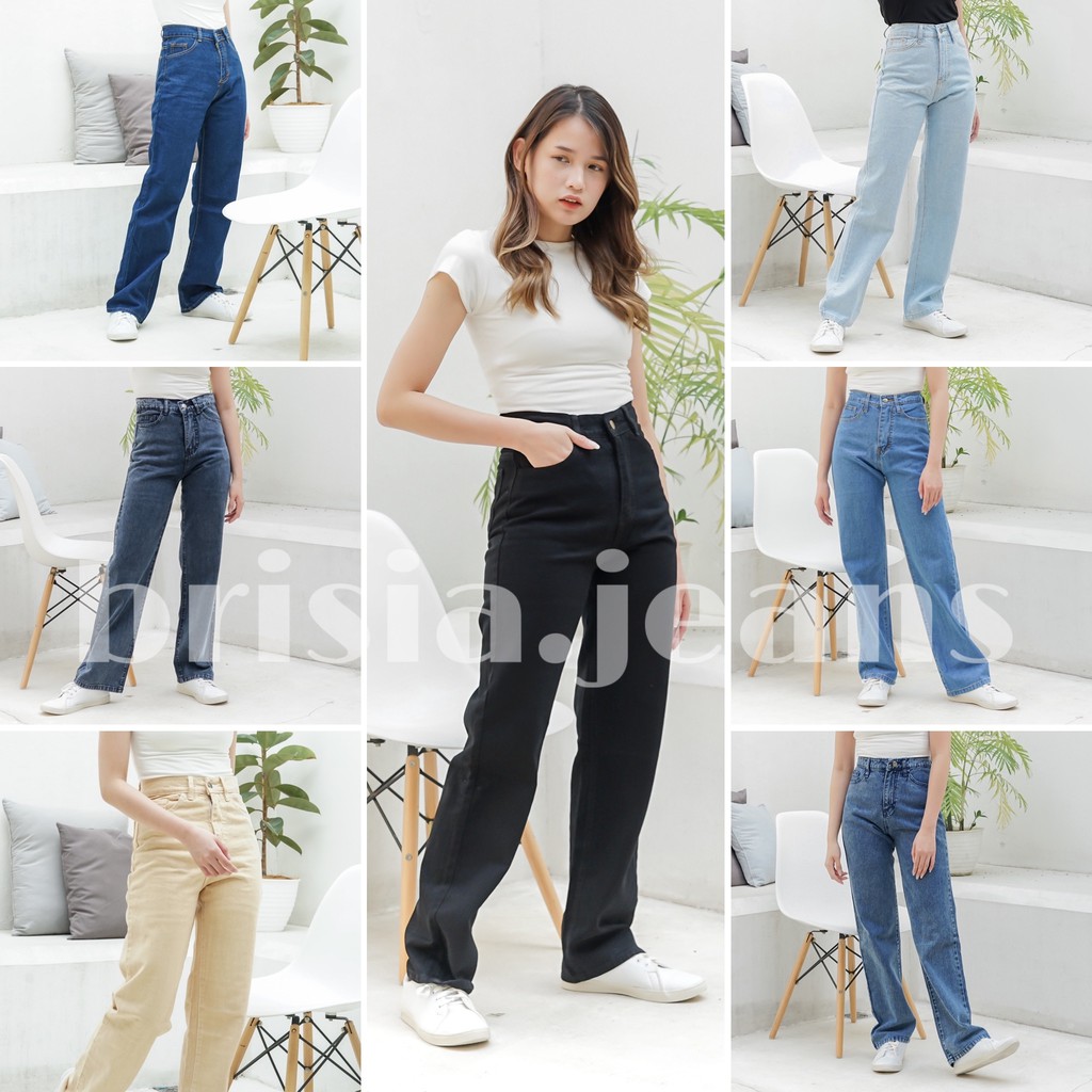 [SIZE 27-33] WENDY Boyfriend Cullote Jeans (Highwaist) - 6 Colours / Boyfriend Loose