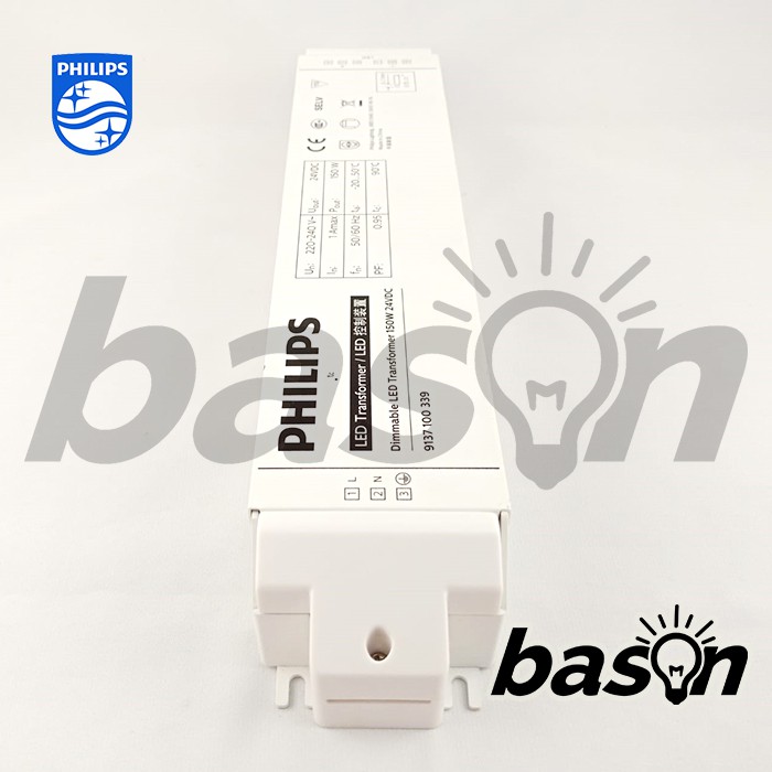 PHILIPS Dimmable LED Transformer 150W 24VDC - untuk PHILIPS LED Strip