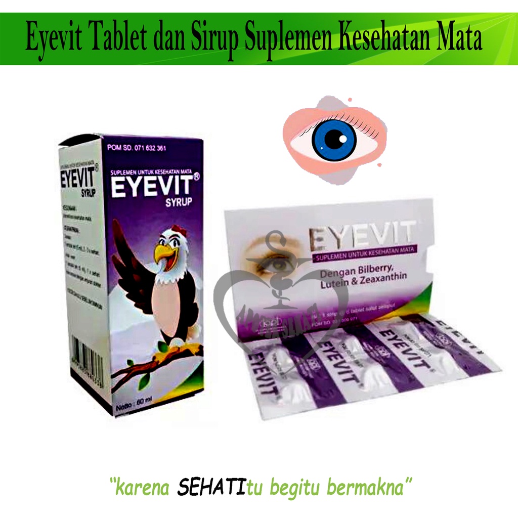EYEVIT VITAMIN MATA MINUS SUPLEMEN UNTUK KESEHATAN MATA