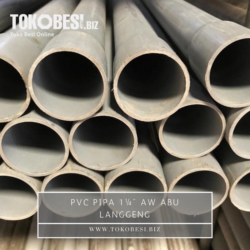 PVC Pipa 1¼" AW Abu Langgeng
