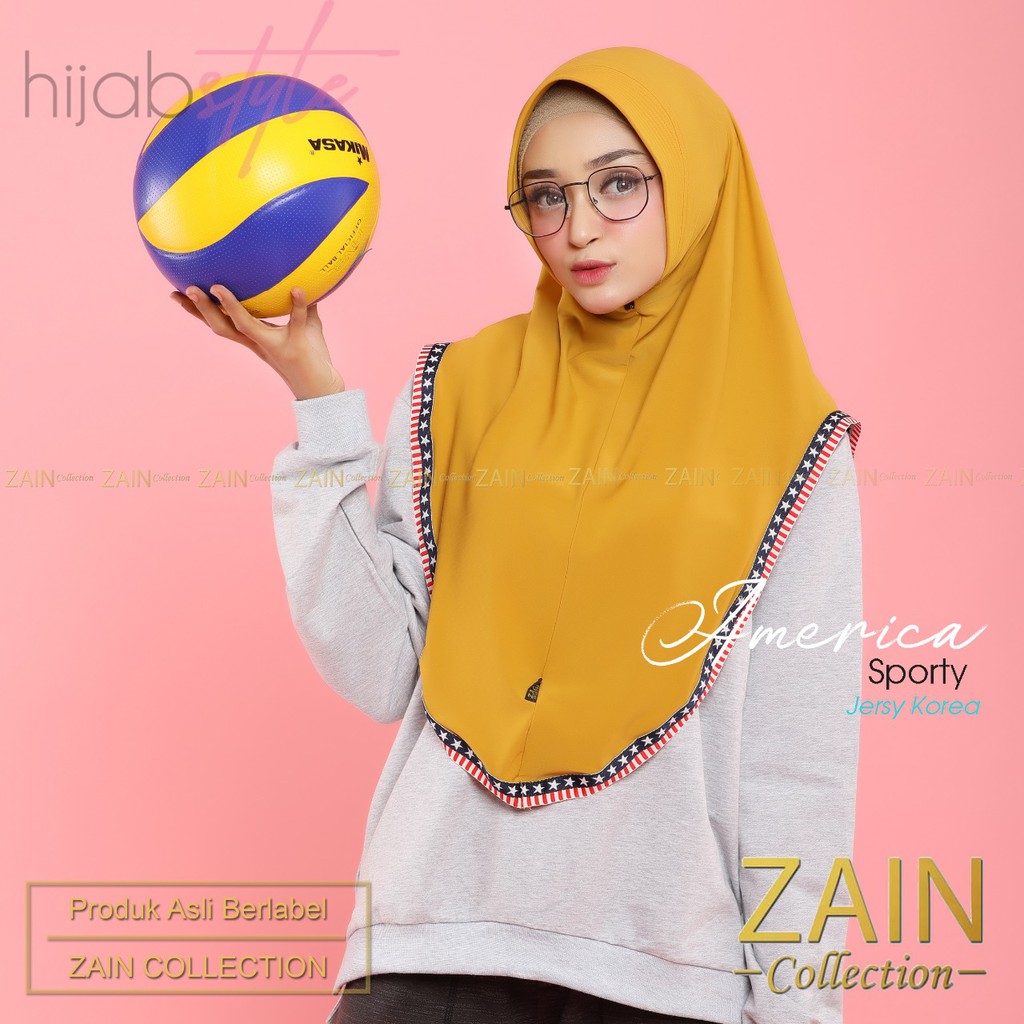 Jilbab Instan America Sporty Zain Collection-2