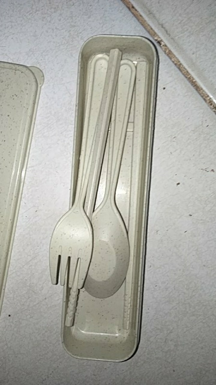 [120 Gram] Sendok Set Stainless Steel Tebel - Sendok Garpu Sumpit Alat Makan Set Premium Cod