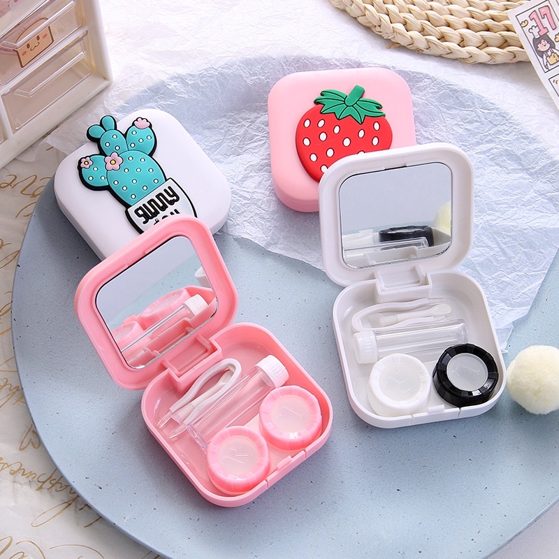 1234OS KOTAK TEMPAT SOFTLENS, KAIDA MINI, SOFTLENS CASE, ADA CERMIN DIKOTAK.