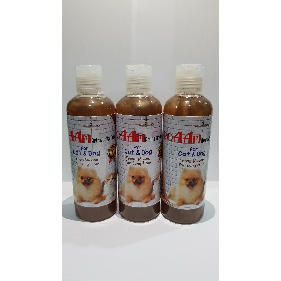 BOAAM SHAMPOO MOCCA FOR LONG HAIR 250ML UNTUK  KUCING &amp; ANJING