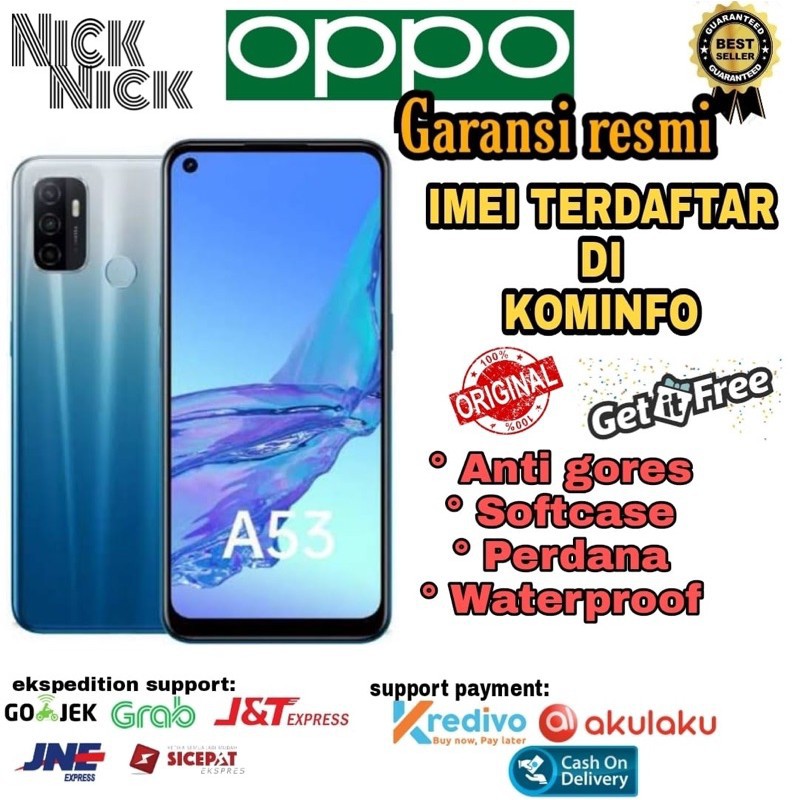 PROMO Cuci Gudang HP Oppo A53 [4/64] [6/128] Garansi Resmi