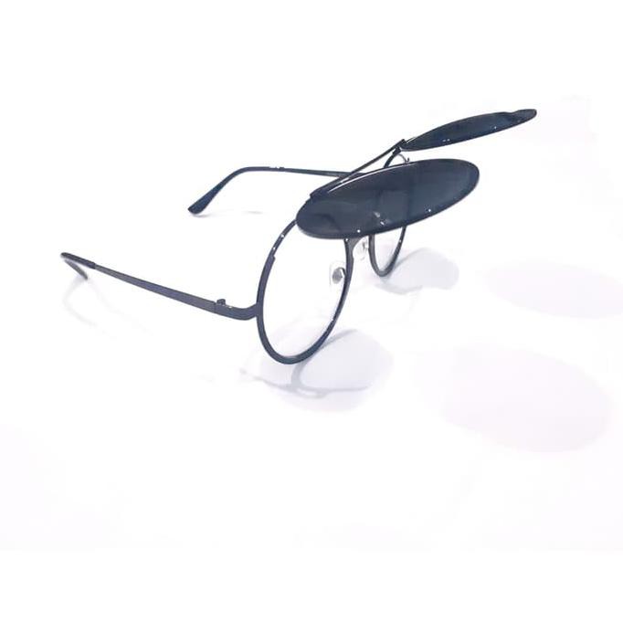 KACAMATA GAYA FASHION GLIESS BOBOHO BULAT JOHN LENNON CLIP ON PALING MURAH