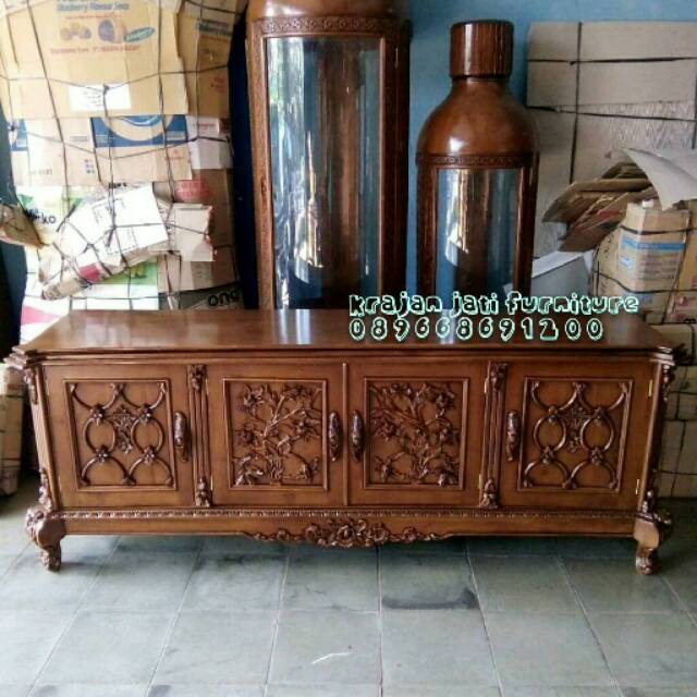 Meja tv jati sifha/bufet tv/bufet/bufet jati/meja jati