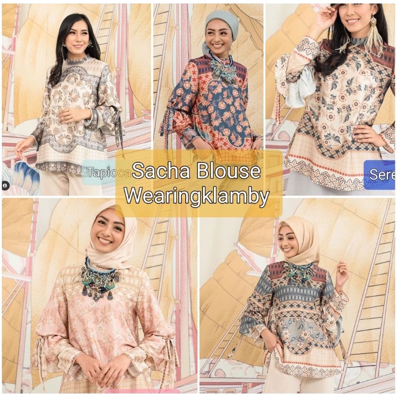 Preloved Sacha Blouse wearingklamby bukan preloved heavent lights zytadelia vanillahijab HLZB Button