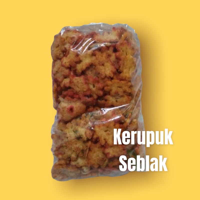 

Kerupuk Seblak Pedas Gurih 100 gram
