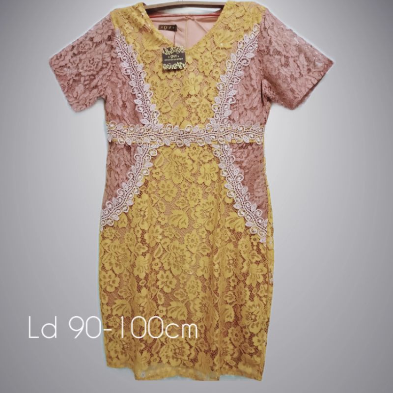 Dress brokat import dress brokat