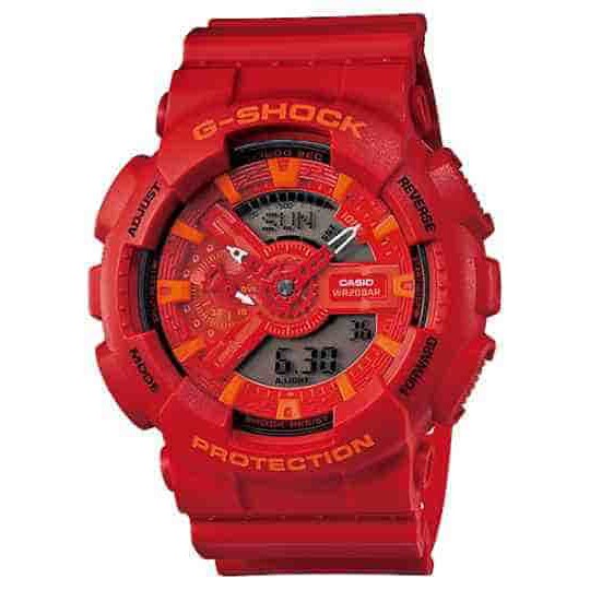 Jam Tangan Pria Sports Dual Time Limited Models G shock GA-110AC-4