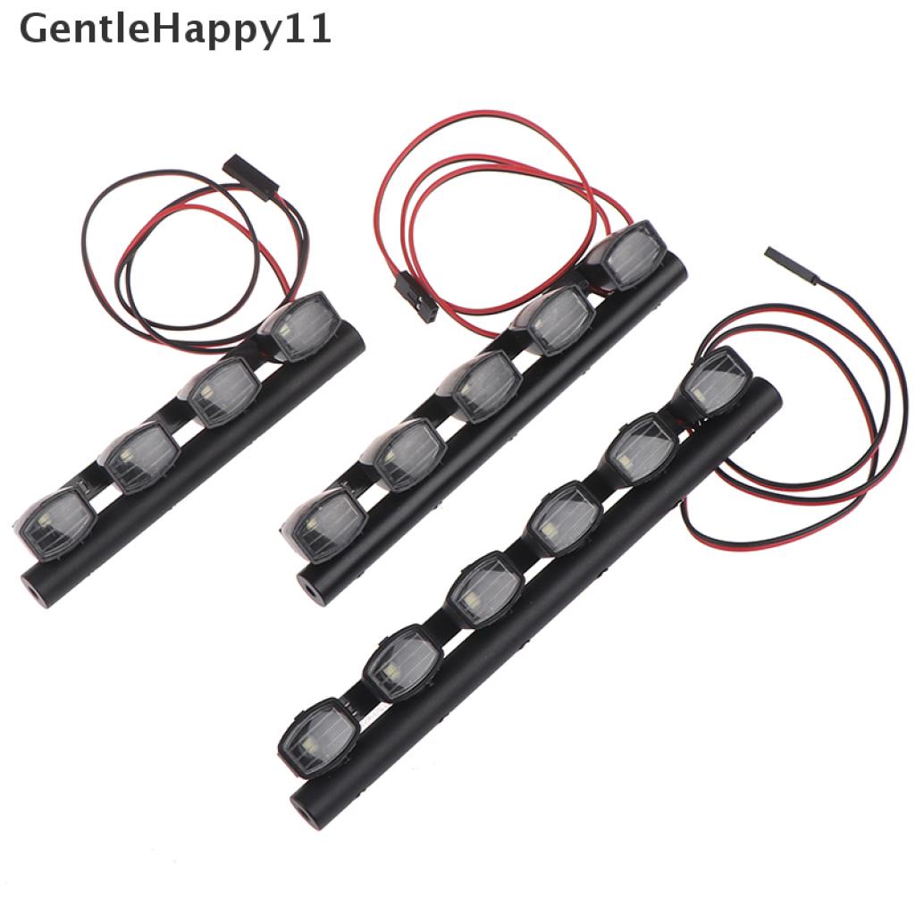 Gentlehappy Ultra Bright Lamp LED Roof Light Bar Dengan Lampu Sorot 4per5per6 Untuk 1per10mobil RC