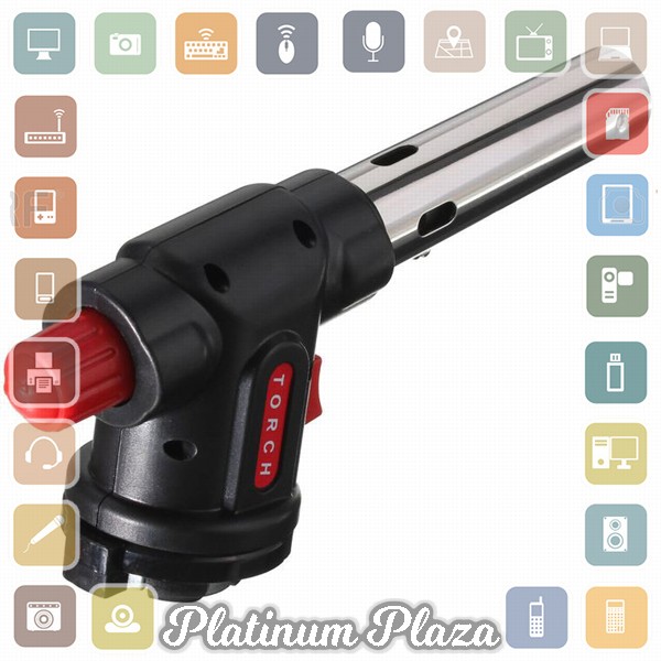 Firetric Kepala Gas Butane Multi Purpose Torch 1300 Celcius - WS-504C - Black`QWOK7A-