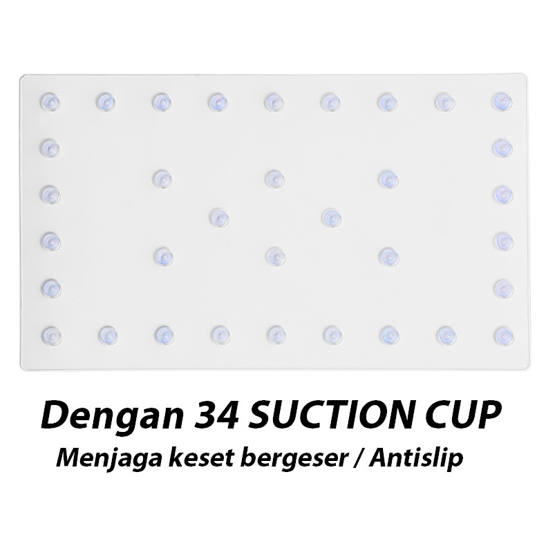 SHOWER BATH MAT KESET MANDI PVC PENGHISAP ANTI SLIP SUCTION CUP MOTIF LUCU