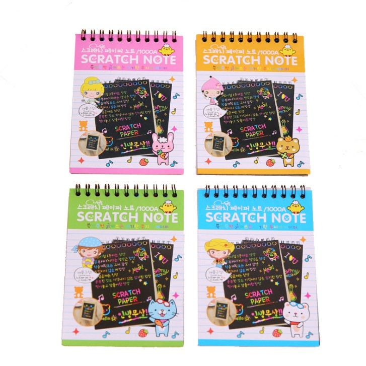 

J2 - SCRATCH PAPER NOTE / GRAFITI PAPER NOTE / BUKU GAMBAR