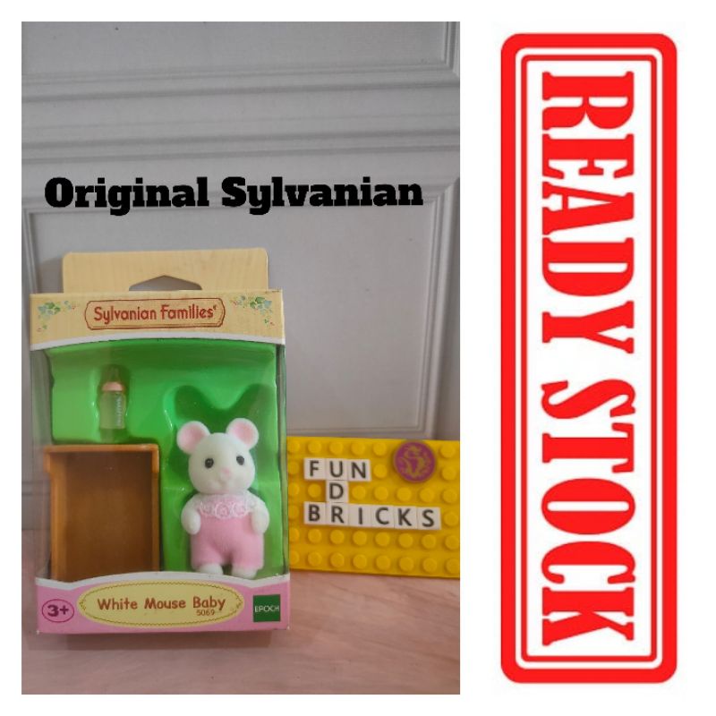 Sylvanian White Mouse Baby 5069