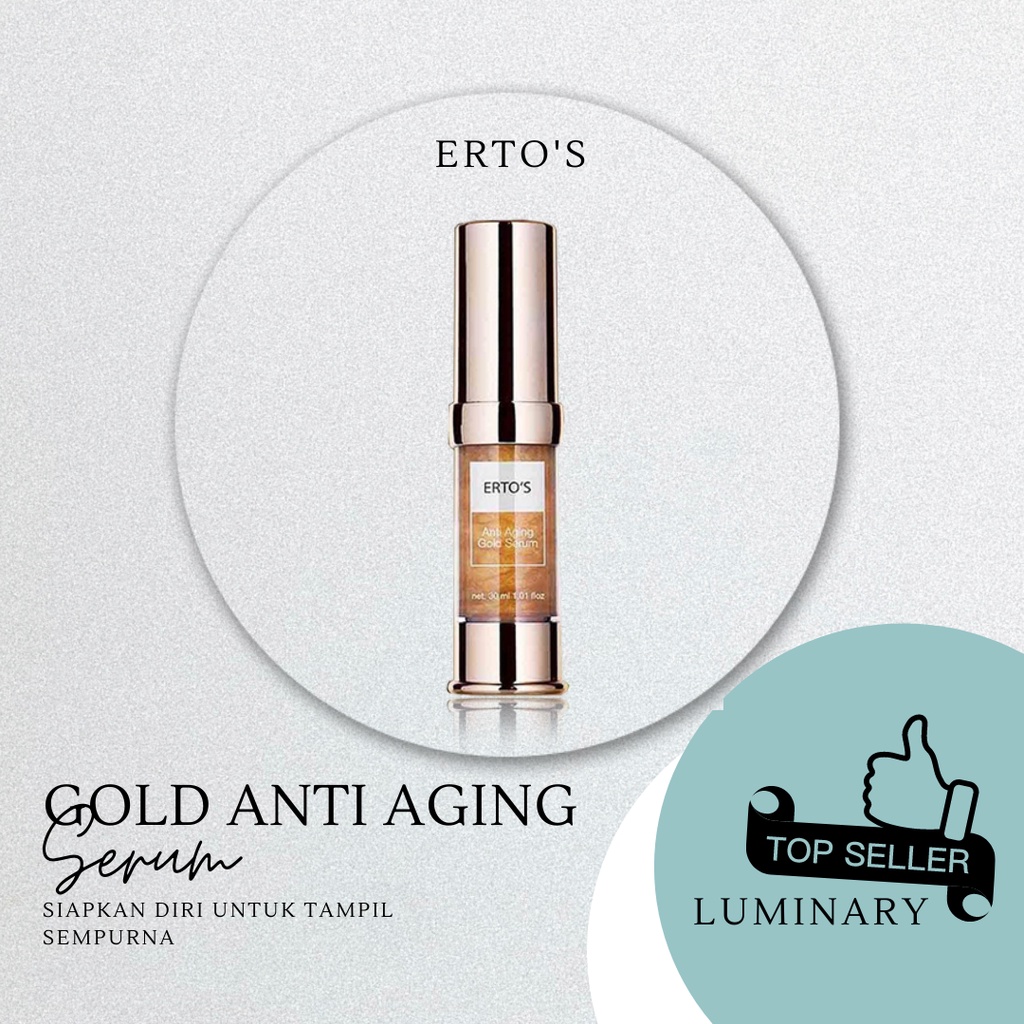 ERTOS ANTI AGING GOLD SERUM PELEMBAB WAJAH PERAWATAN KULIT SERUM WAJAH GLOWING ORIGINAL BPOM