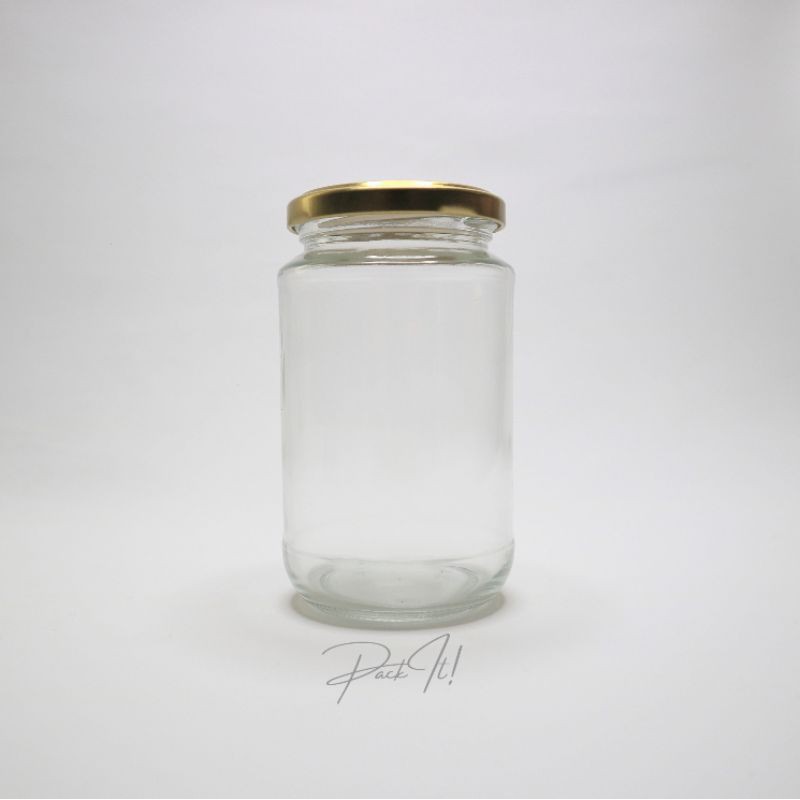 JAR KACA 350ML / TOPLES KACA 350ML / BOTOL KACA 350ML