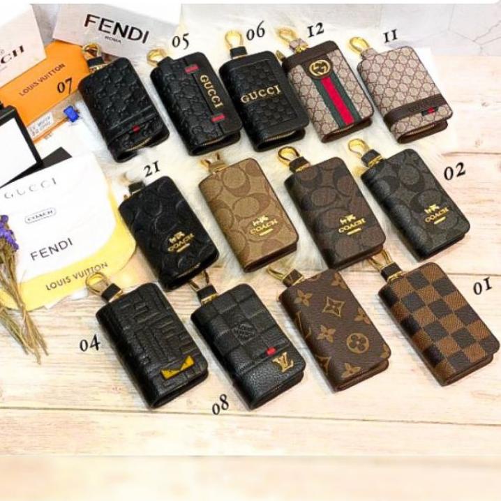Modern.. GANTUNGAN KUNCI DOMPET STNK MOBIL & MOTOR GC TUMI DIOR FENDI LV COACH TORI KUALITAS IMPORT 