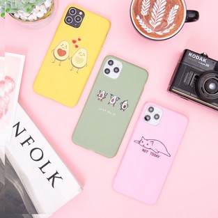 SOFTCASE- PASTEL CARTOON FOR IPHONE XIAOMI