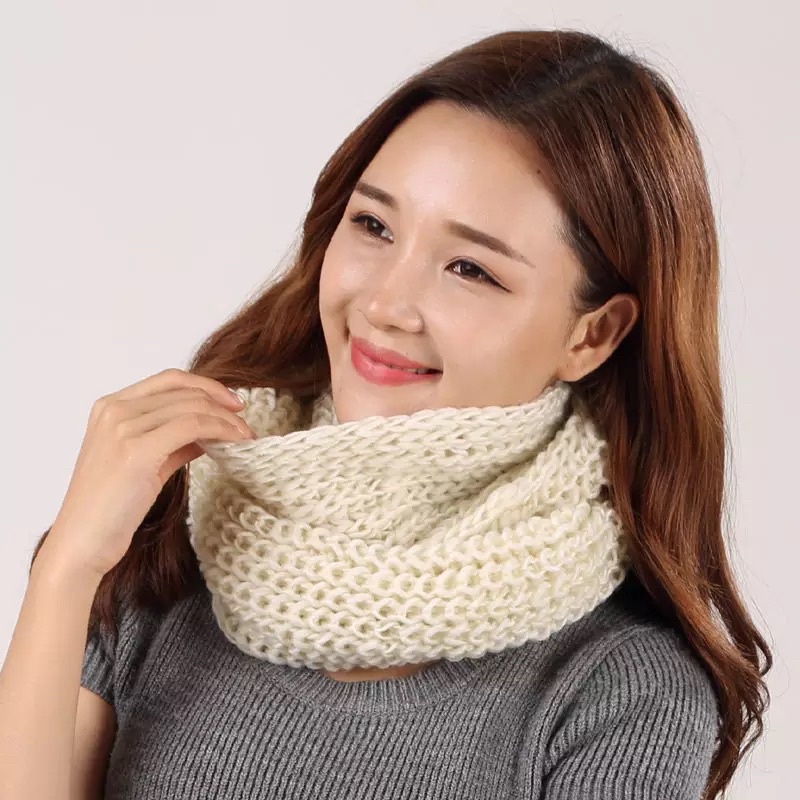 Syal rajut hangat pria wanita musim dinginWinter unisex scarf scarves