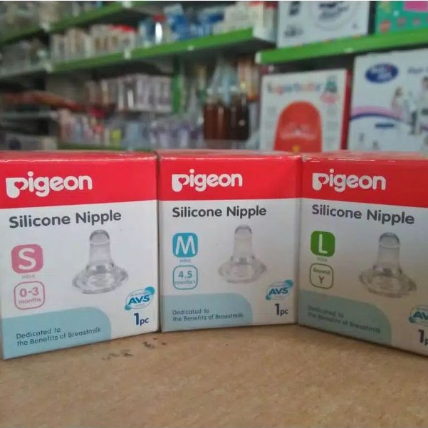 Obral Tutup Toko Nadiva NIPPLE DOT PIGEON SILICONE S M L PIGEON NIPPLE SILICONE DOT PIGEON S NIPPLE 