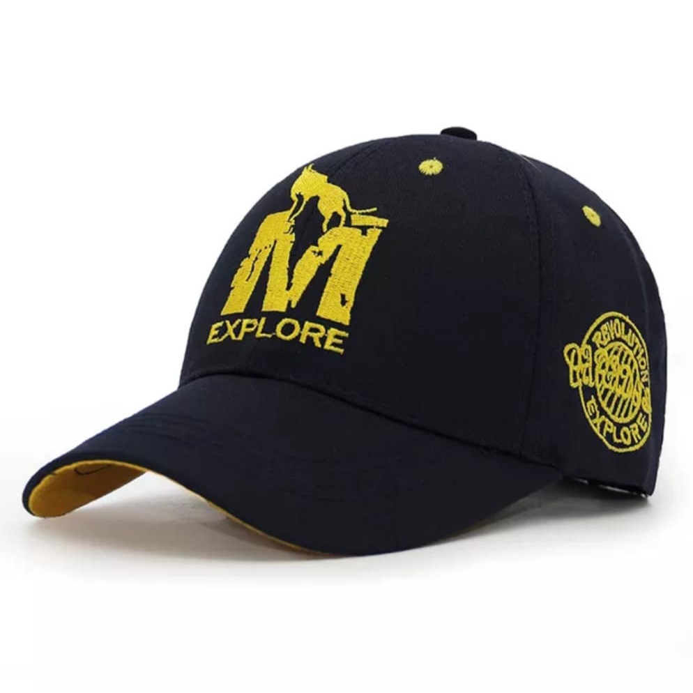 Topi Baseball Distro Pria Logo M Exsplore Distro Masa Kini Dan  Termurah