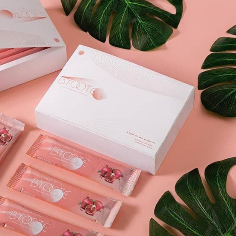 ENISOO STORE - BYOOTE COLLAGEN GLUTATHIONE 8 BOX 128 SACHETS BPOM Glutathione Collagen KOLAGEN Antio