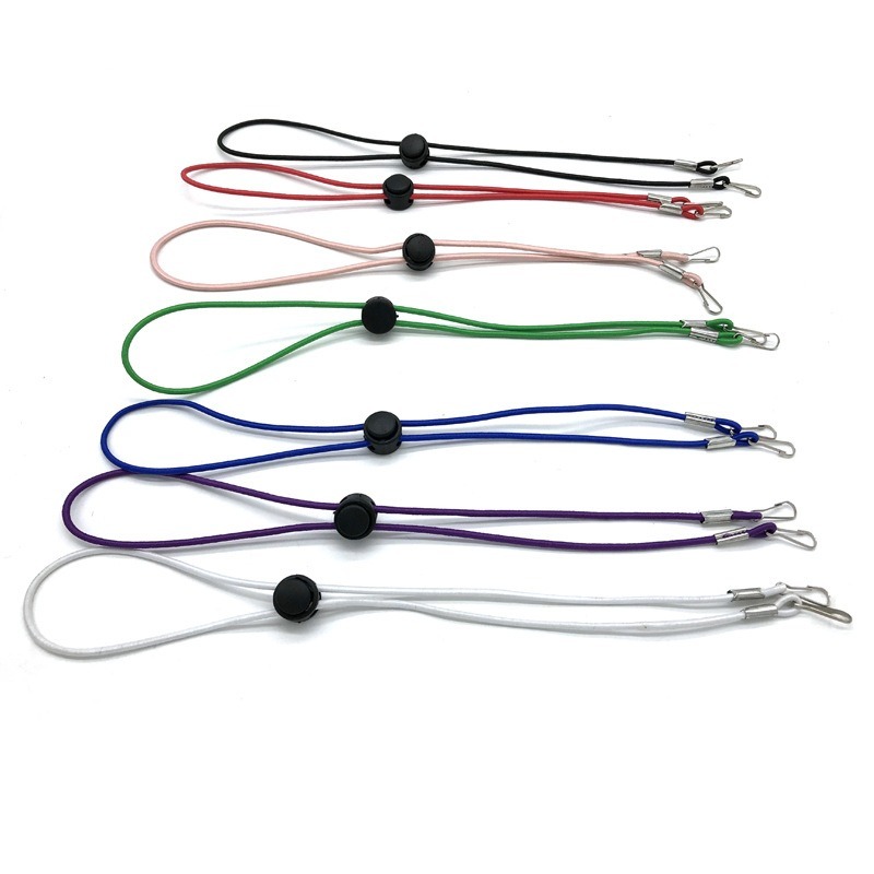 Magic789 Adjustable Buckle Hanging Lanyard for Mask Elastic Rope Anti-lost String Cord