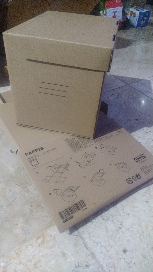 Kotak Penyimpanan Serbaguna Dengan Penutup, Cokelat Ukuran 25x34x26 Cm Pa1616