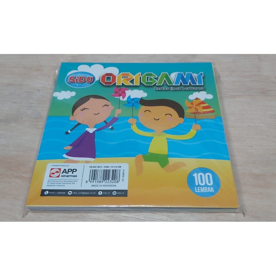 

Sidu Origami Paper 12x12cm - Isi 100lembar [ 1 PAD ]