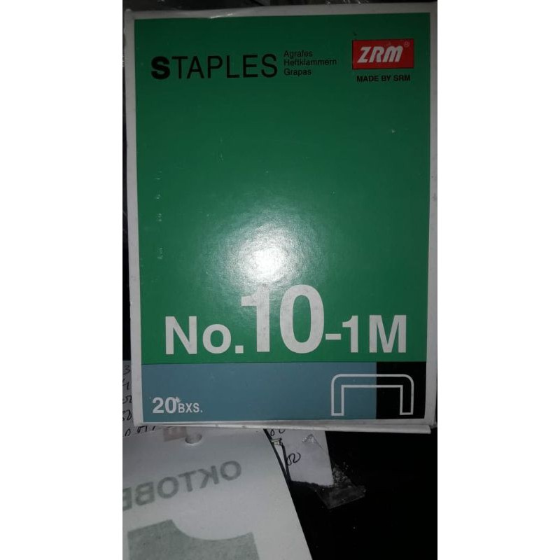 

Isi Staples ZRM kecil no 10