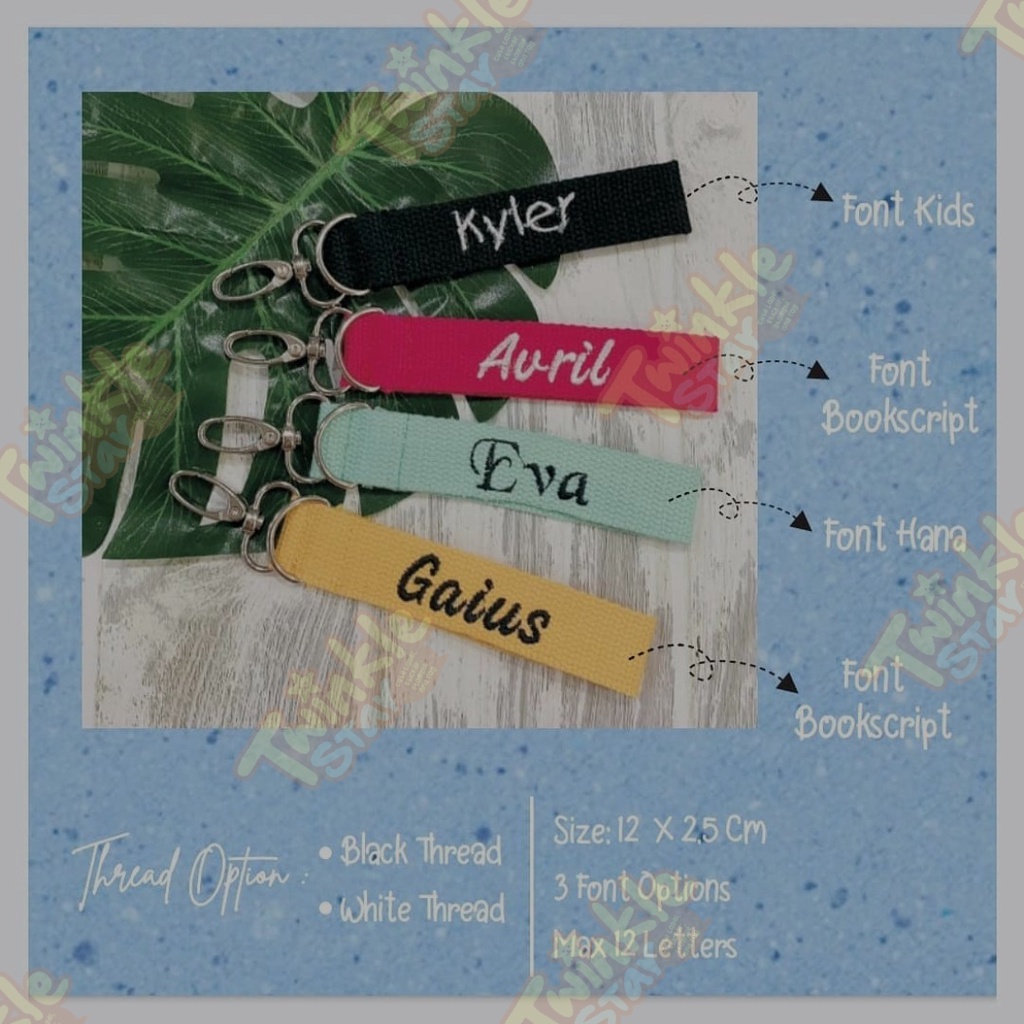 

Embriodery Bag Tag