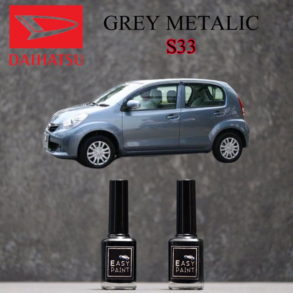 Cat Oles Dark Grey Metalic S33 Daihatsu Sirion Abu Tua Metalik