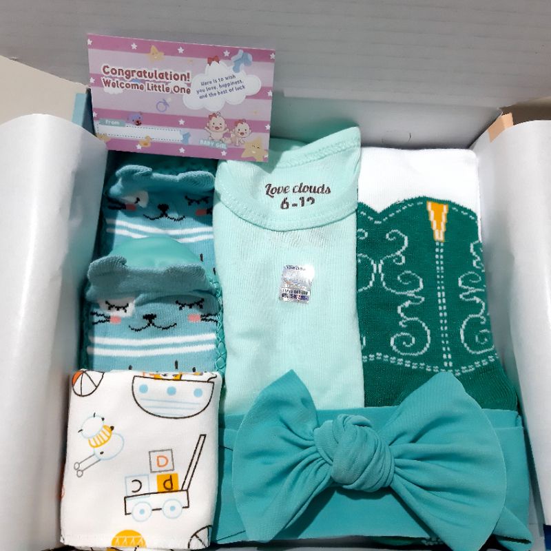 Hampers Candy Baby 0-6m atau 6-12m /Kado Bayi/Kado Lahiran