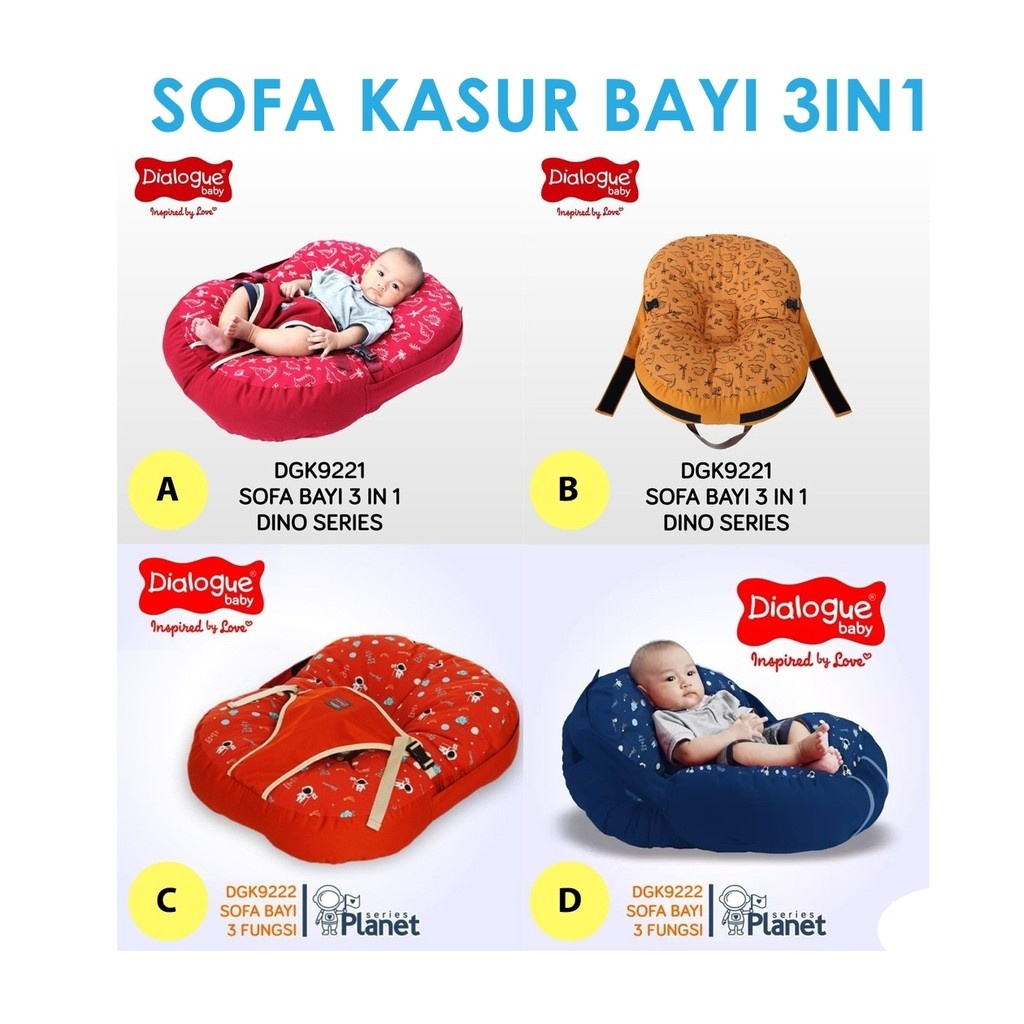 KASUR DIALOGUE SOFA BAYI 3IN1