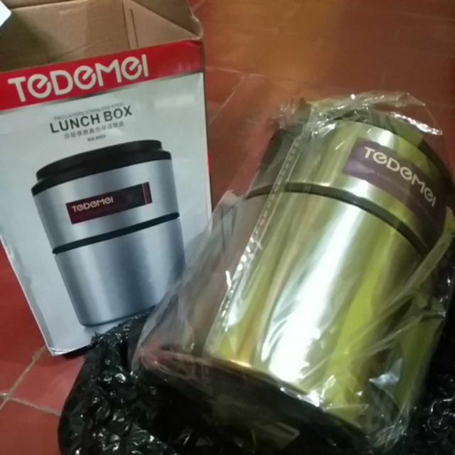 Lunch Box Tedemei Lunchbox 6553 Red Green Blue