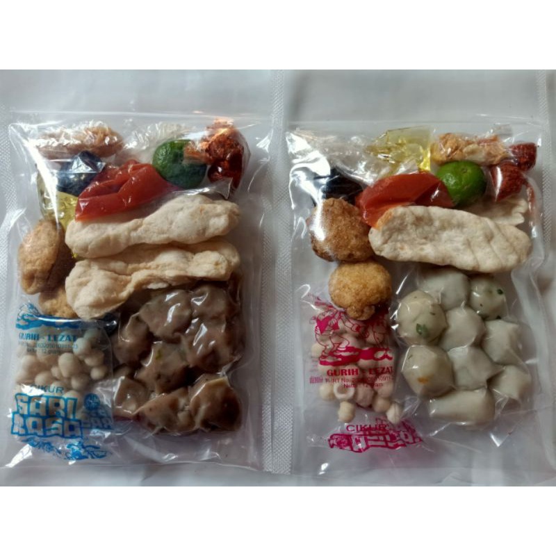 baso aci tulang rangu polosan 2pcs ( no label )