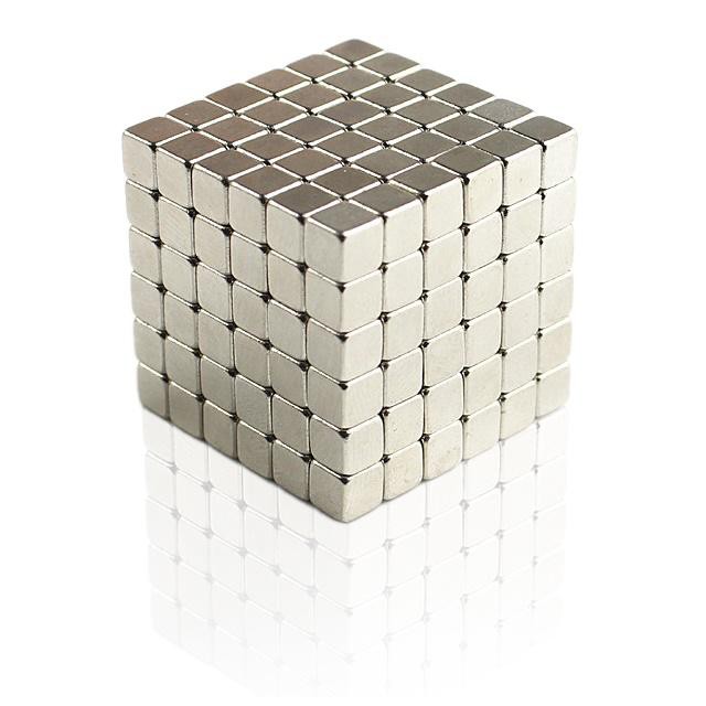 

PROMO - Buckycubes Magnetic Block Toys 216 PCS 4mm - G0CN05 - Silver