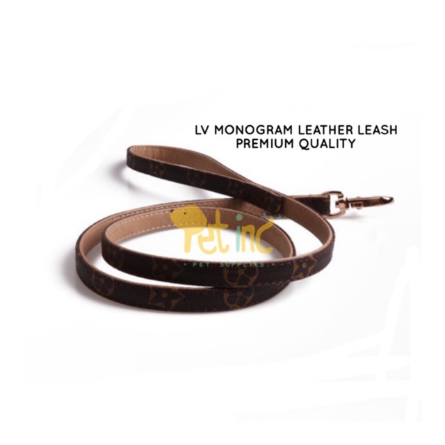 Premium leather collar leash 1,2m