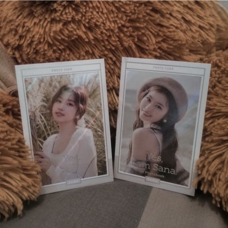 official twice yes i am sana photocards