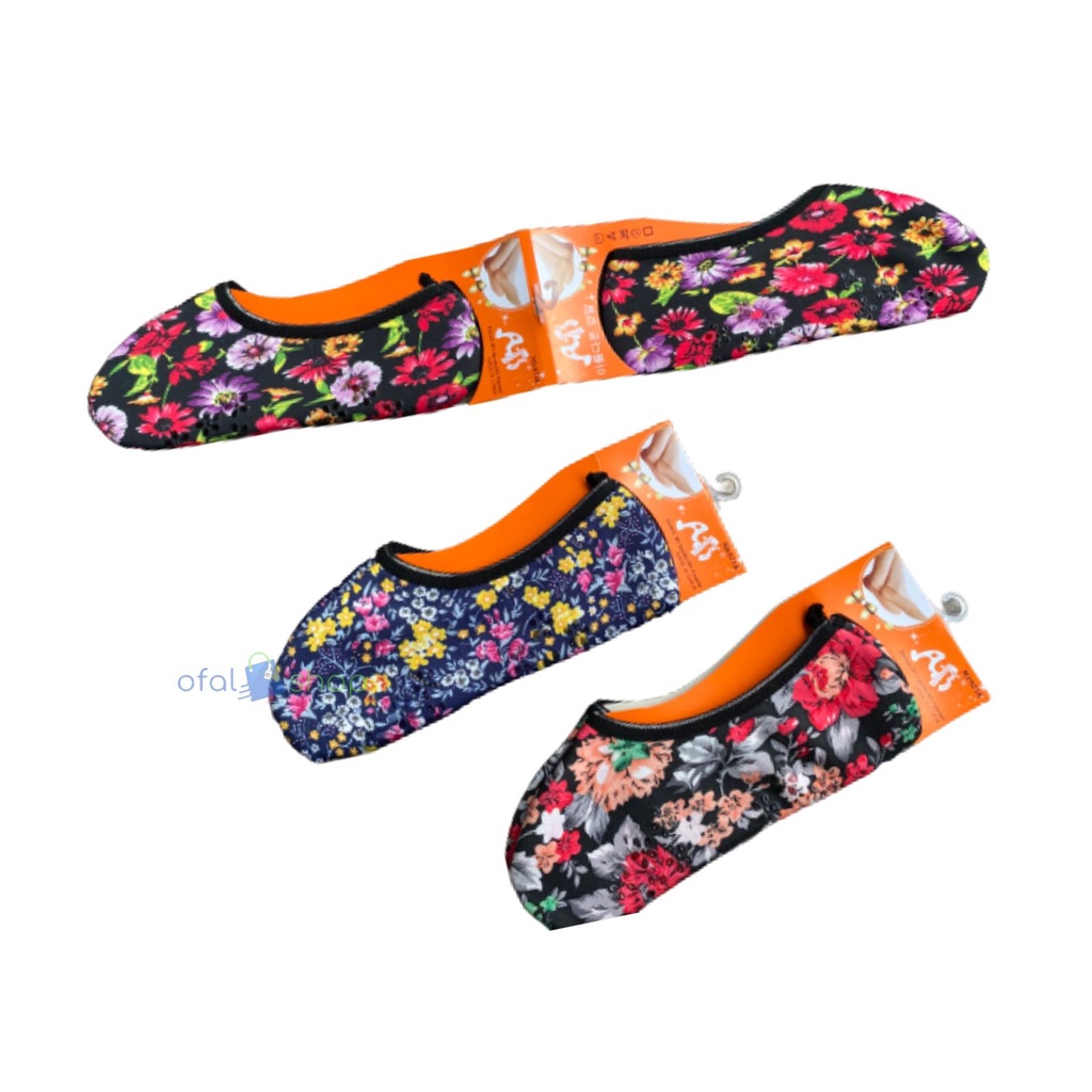 Kaos kaki tawaf wanita motif anti slip