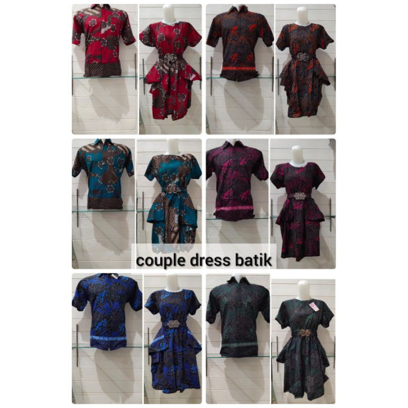 DRESS BATIK COUPLE HARGA COUPLE