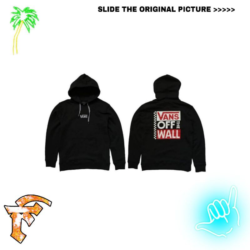 HOODIE VANS LOGO BLACK